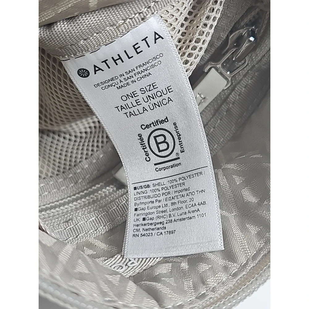 Athleta Bags Womens All About Water Repellent Crossbody Bag Purse Hobo, Beige